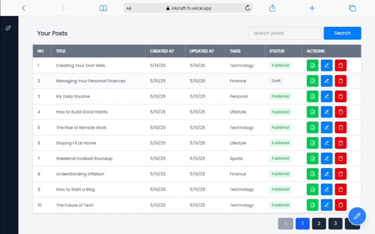 AI Blog Platform