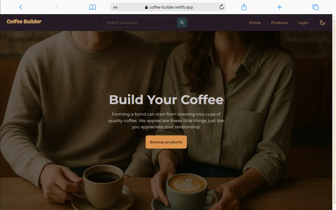 Coffee Shop Web